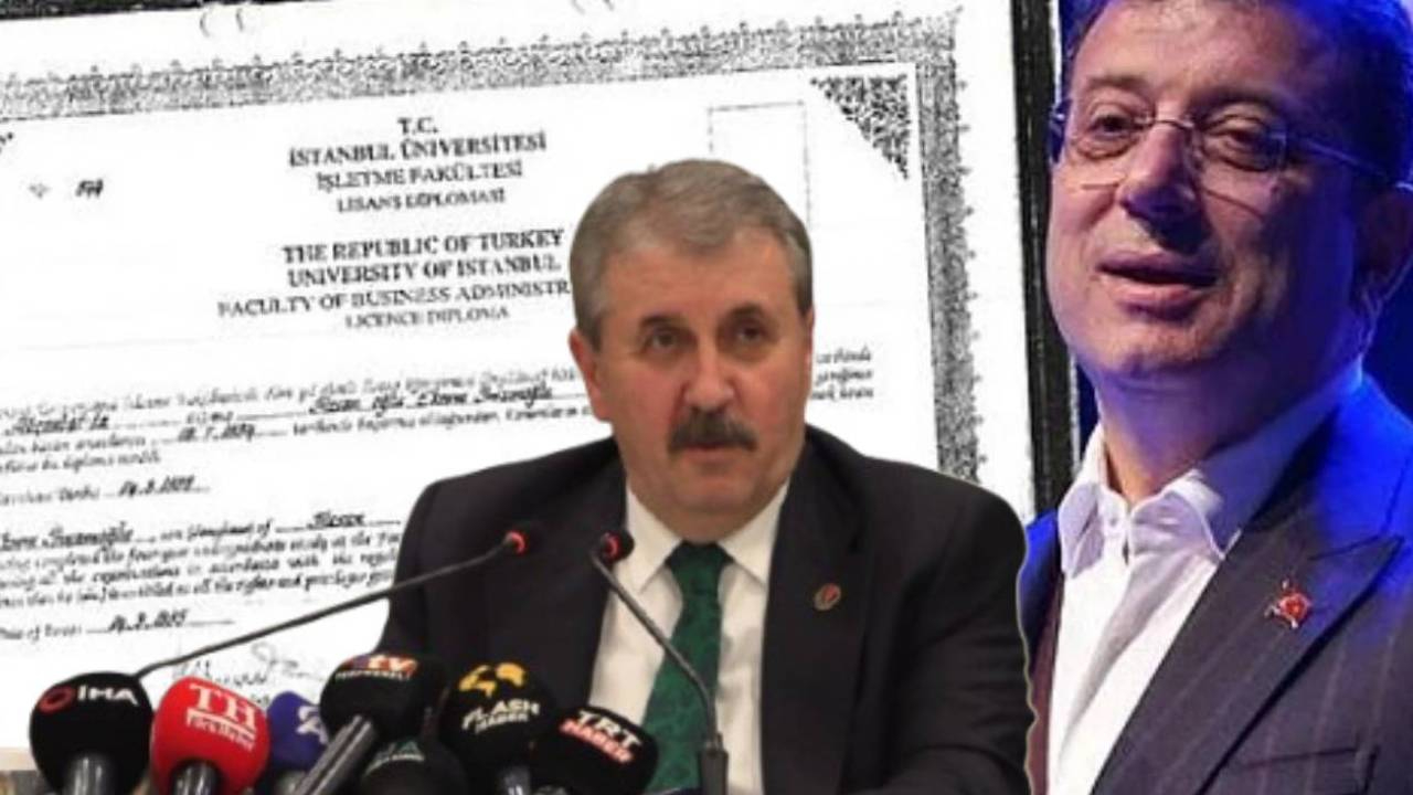 Destici: Ekrem İmamoğlu belediye başkanlığı yapmıyor, usulsüz bir eğitim süreci var