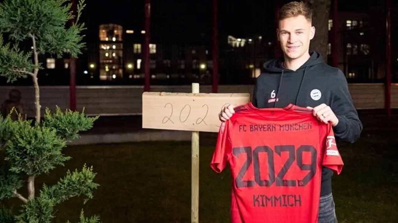 Bayern Münih Joshua Kimmich ile 2029 yılına kadar sözleşme uzattı