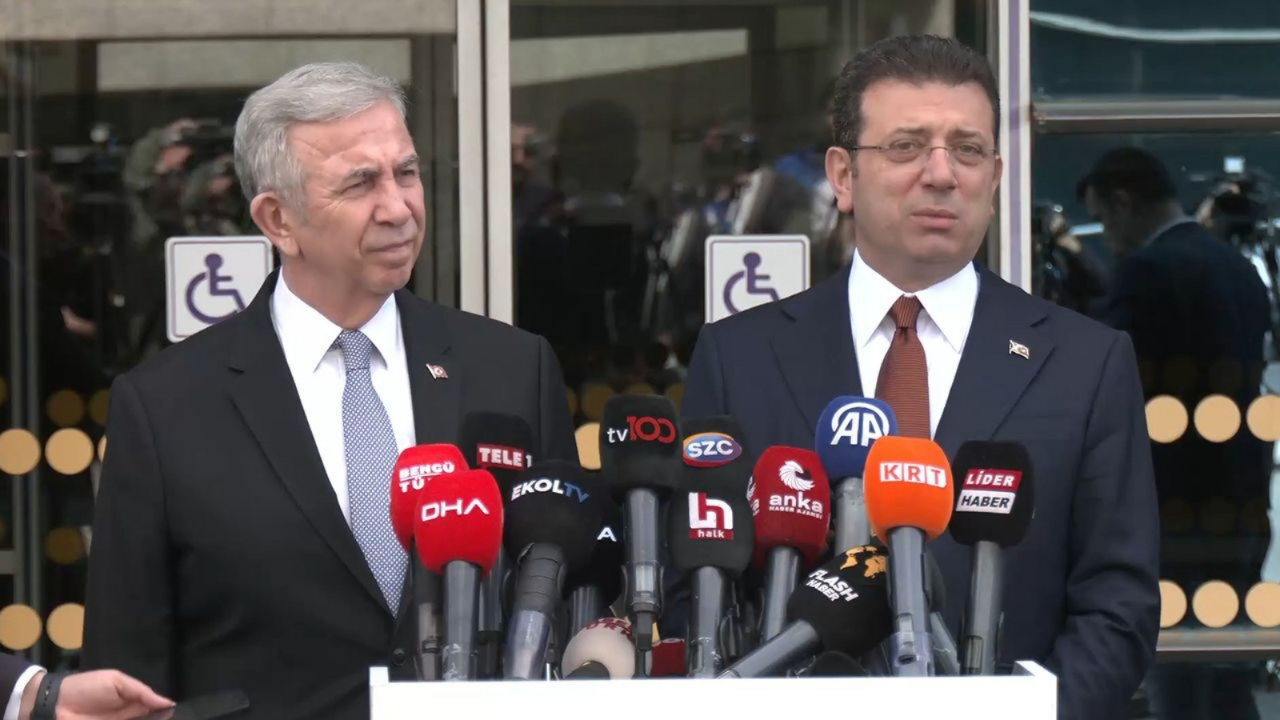 Ekrem İmamoğlu, Mansur Yavaş'ı ziyaret etti! "Kimsenin yedeği değilim" sözlerine dikkat çeken cevap...