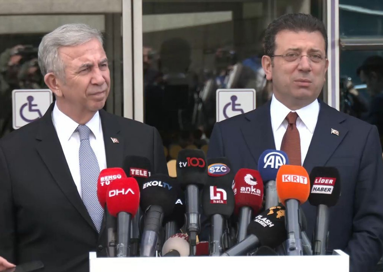 Ekrem İmamoğlu, Mansur Yavaş'ı ziyaret etti! "Kimsenin yedeği değilim" sözlerine dikkat çeken cevap...