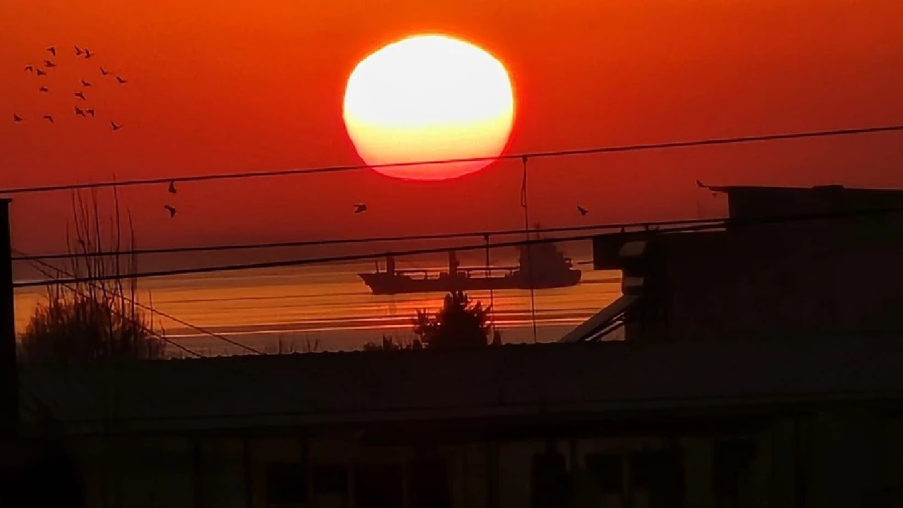 Hatay'da gün batımı! Kartpostallık görüntüler ortaya çıktı...