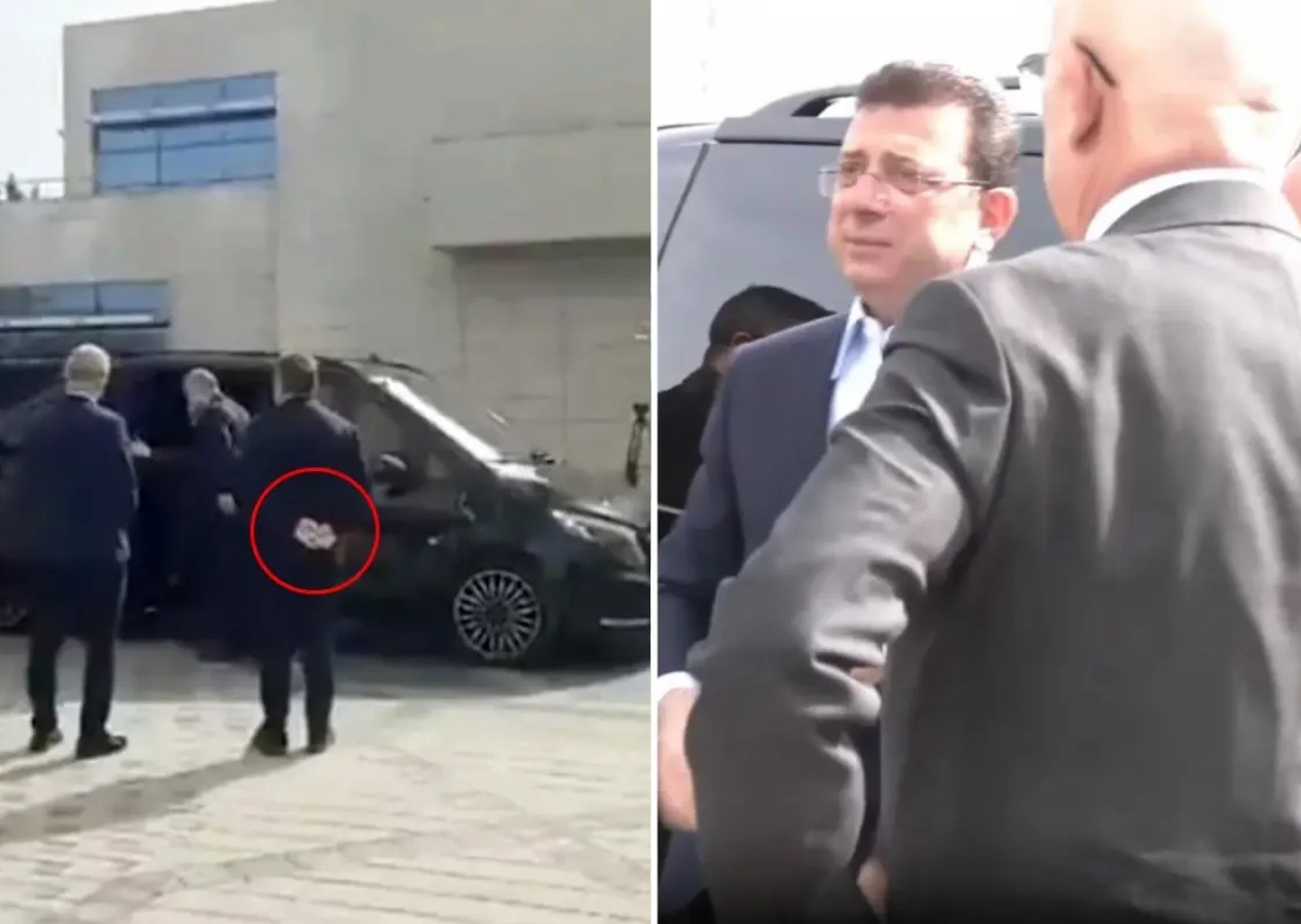İmamoğlu-Yavaş buluşmasına damga vuran anlar! Elleri arkada karşıladı...