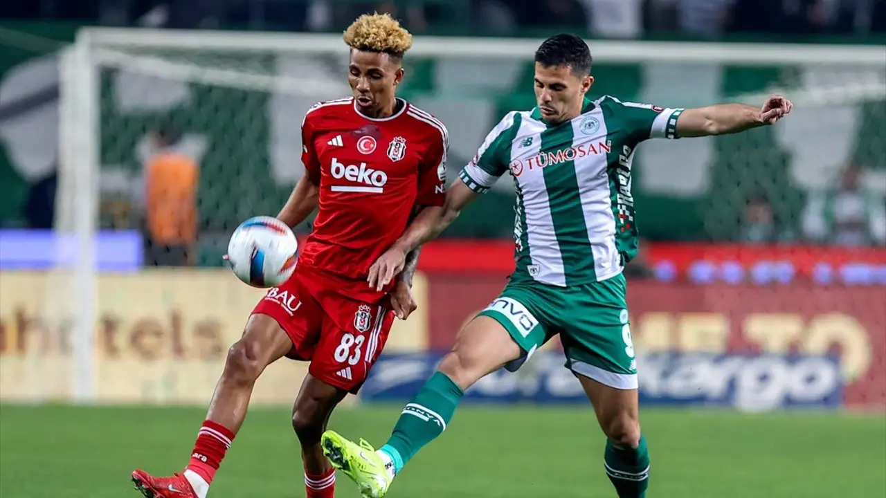 Beşiktaş 9 kişilik rakibine diş geçiremedi, üst üste 2. kez kaybetti (Konyaspor 1 - 0 Beşiktaş | Maçın özeti)