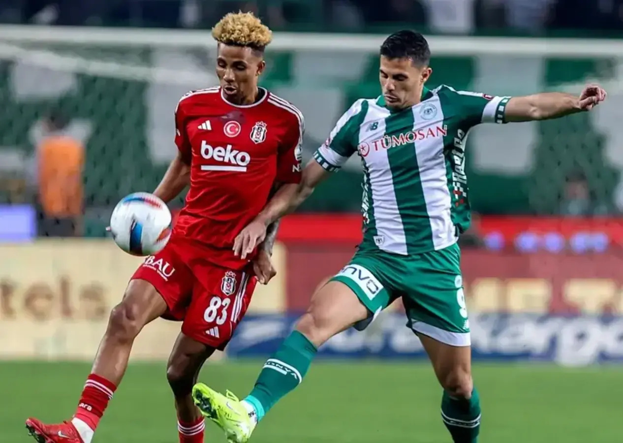 Beşiktaş 9 kişilik rakibine diş geçiremedi, üst üste 2. kez kaybetti (Konyaspor 1 - 0 Beşiktaş | Maçın özeti)
