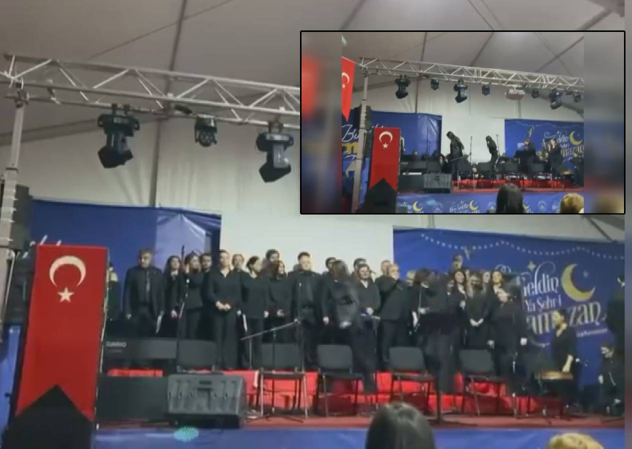 Gaziosmanpaşa Belediyesi'nin düzenlediği Ramazan etkinliğinde sahne çöktü: 4 yaralı