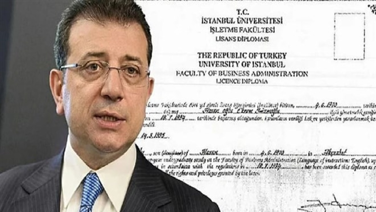 Ekrem İmamoğlu ve 28 kişinin diploması iptal edildi! İmamoğlu'nun diplomasının iptal nedeni ne? Sahte belge iddiası doğru mu?