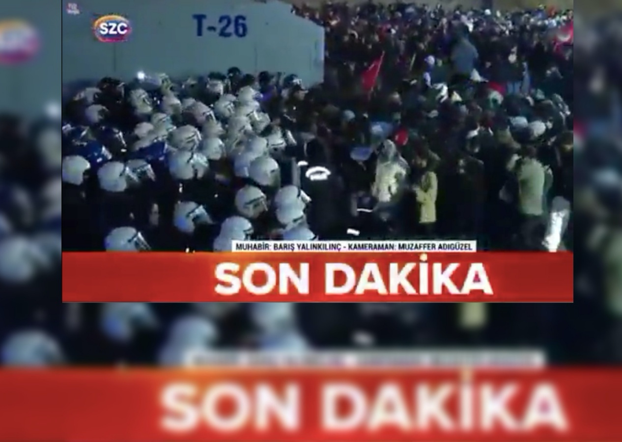 Sözcü TV'de rezalet yayın: Polise yapılan saldırıyı at yarışı gibi anlattılar!