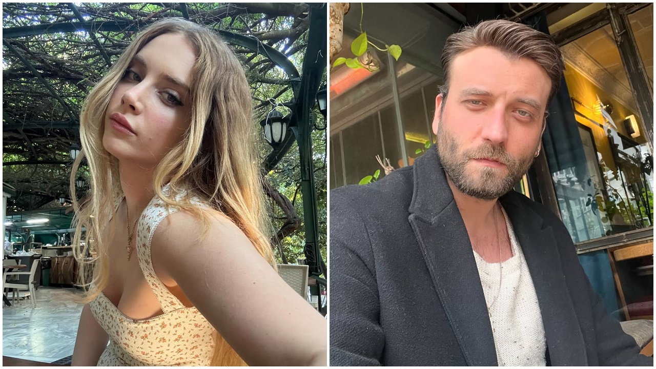 Hudutsuz Sevda'nın Damla Leto'su gönlünü rol arkadaşına kaptırdı! Hayal Köseoğlu ve Ersoy Nezir Çınarlı'dan dudak dudağa poz