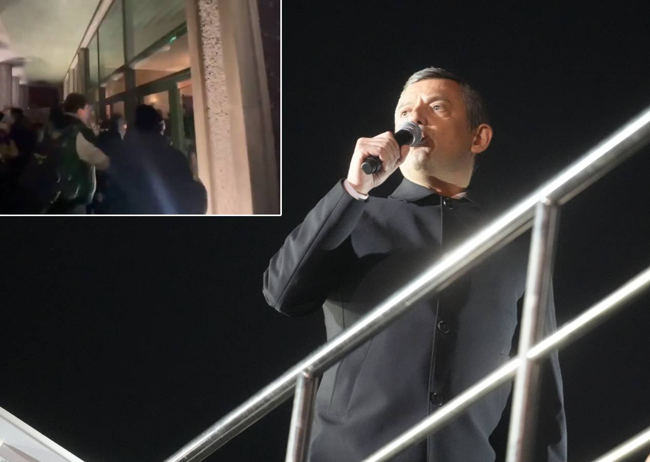 Özgür Özel'i ve CHP'lileri öfkeli göstericilerin elinden polis kurtardı
