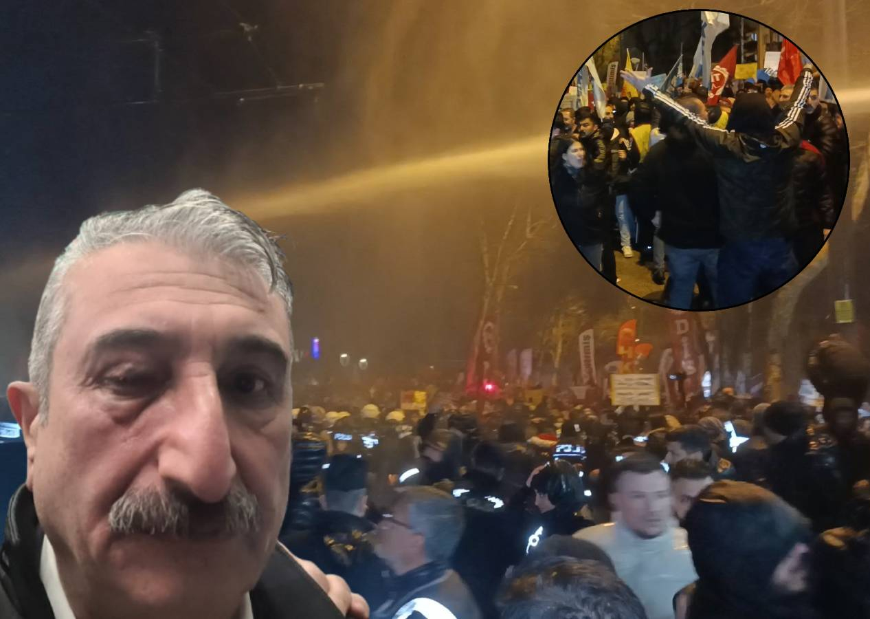 Bursa'daki Ekrem İmamoğlu eylemlerinde CHP İl Başkanı gözünden yaralandı