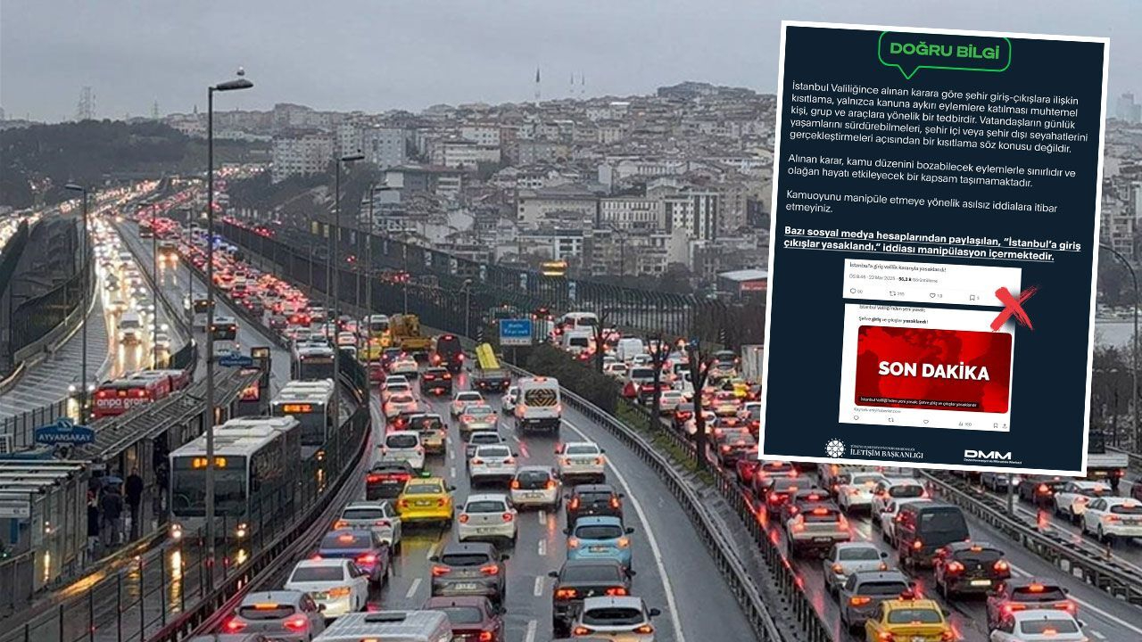 İstanbul'a giriş çıkışlar yasaklandı mı? DMM açıklık getirdi