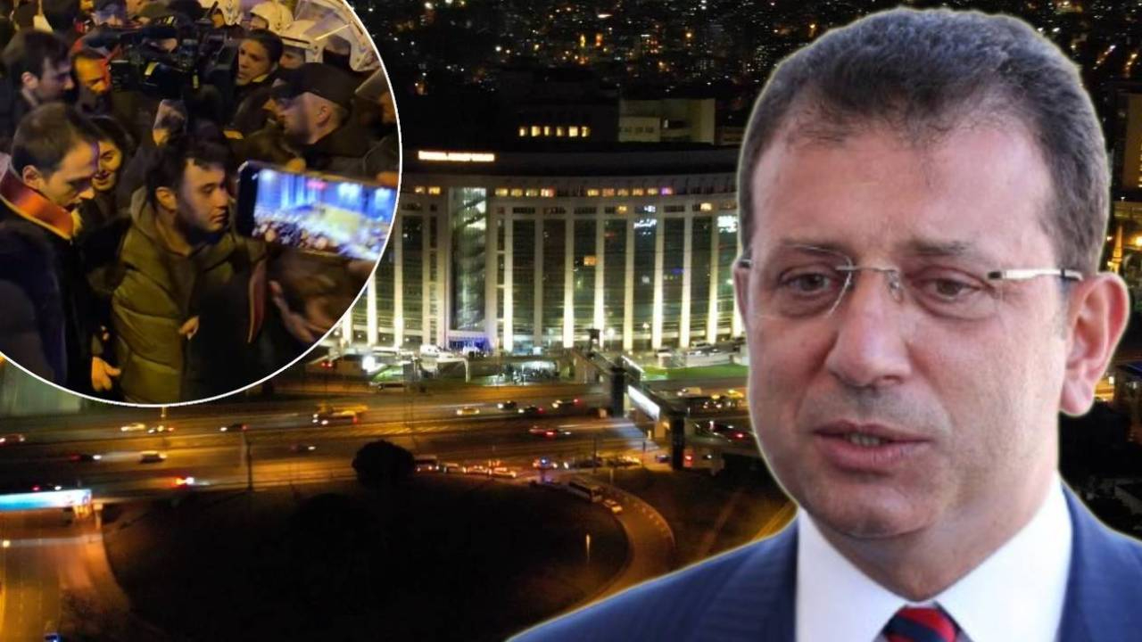 Ekrem İmamoğlu'nun savcılıktaki ifade işlemi başladı... Çağlayan adliyesinde gerginlik