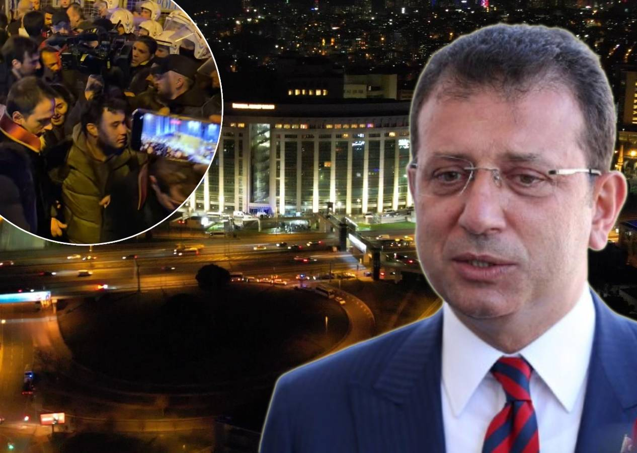 Ekrem İmamoğlu'nun savcılıktaki ifade işlemi başladı... Çağlayan adliyesinde gerginlik