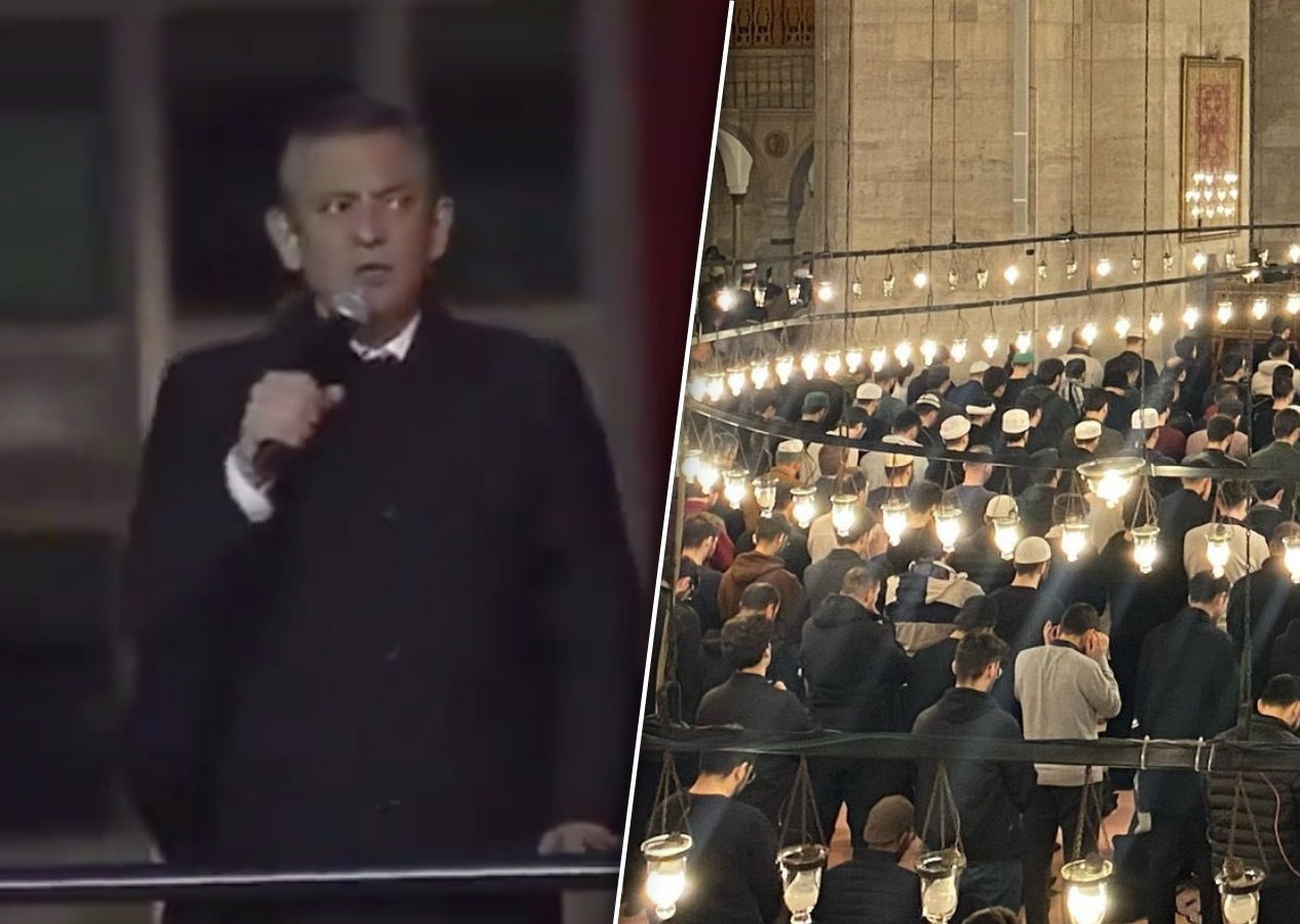 Camiyi tahrip etmek serbest, yıkmak yasak! Özgür Özel, Şehzadebaşı Camii’nde namaz kılan gençlere 'Domuz bağcıları' dedi