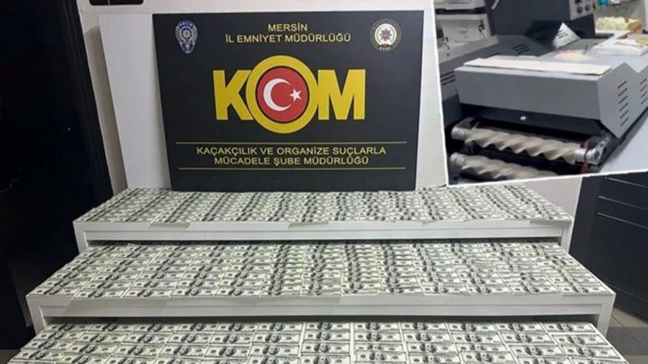 Matbaa kuran sahte dolar çetesine baskın: 7 milyon dolar yakalandı