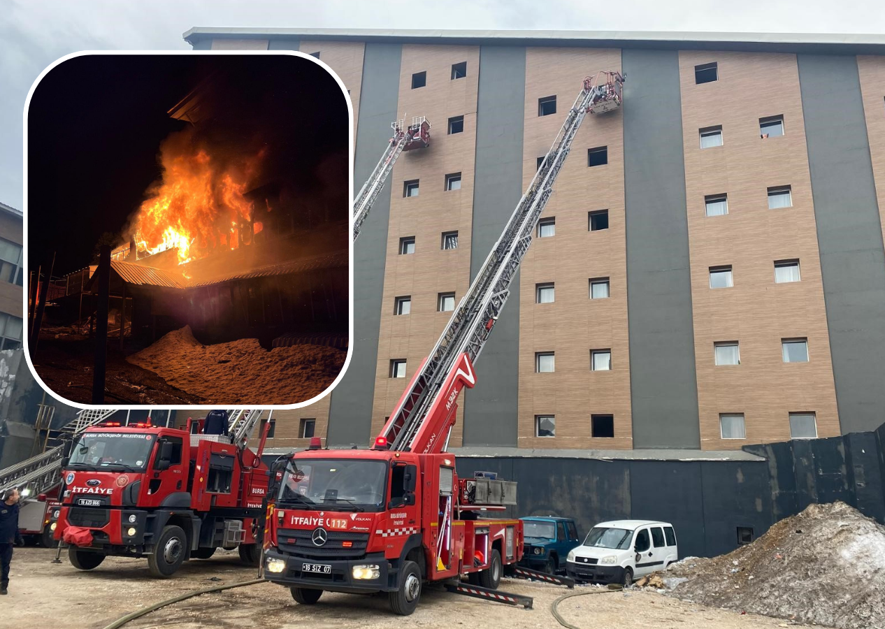 Uludağ'daki yangın faciasının ilk anları ortaya çıktı! Otel müdürü gözaltına alındı