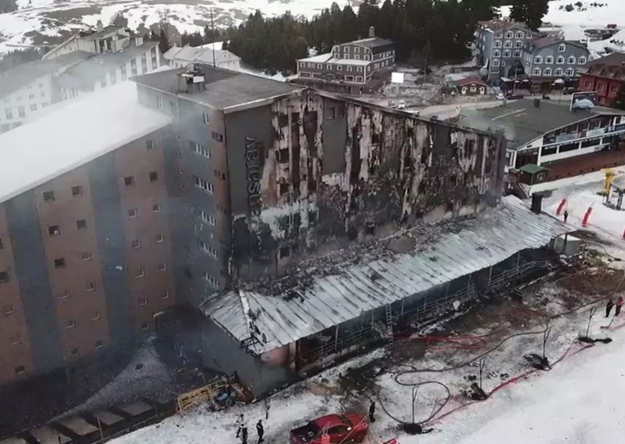 Kervansaray Otel Yönetimi'nden yangına ilişkin ilk açıklama!