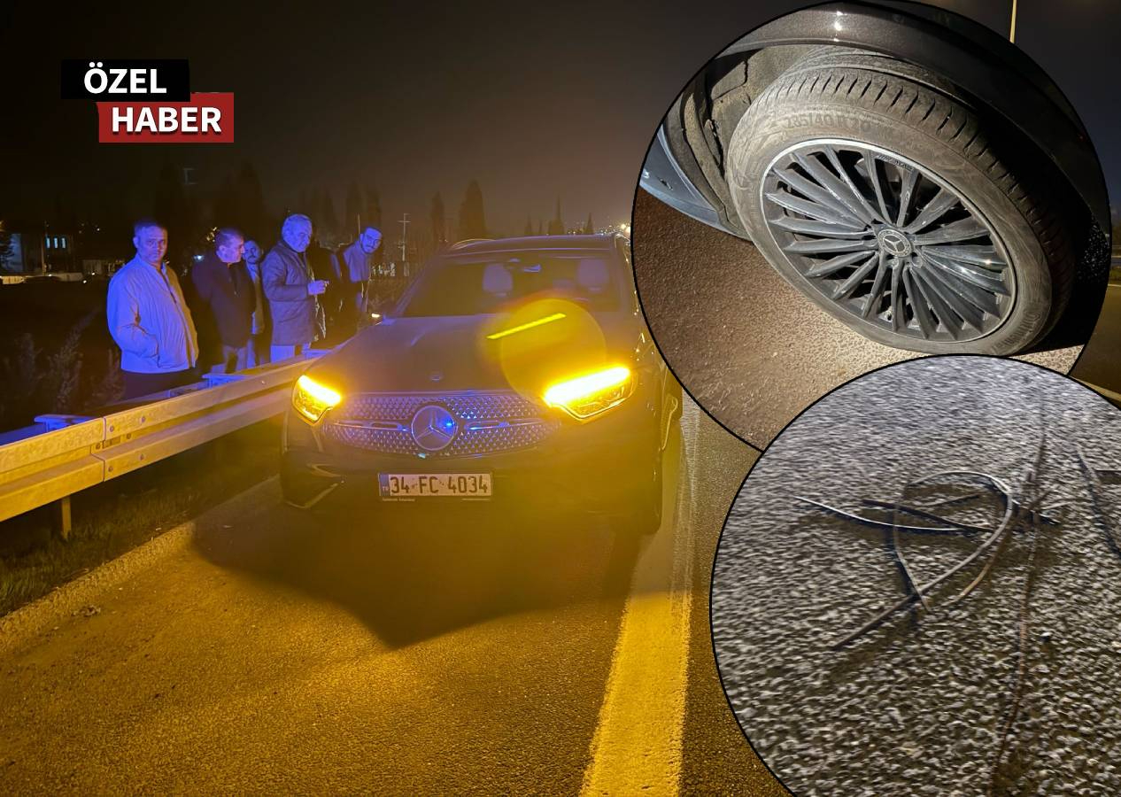 Dilovası’ndan geçerken dikkat! Otobana düşen hurda demir parçaları büyük tehlike saçıyor