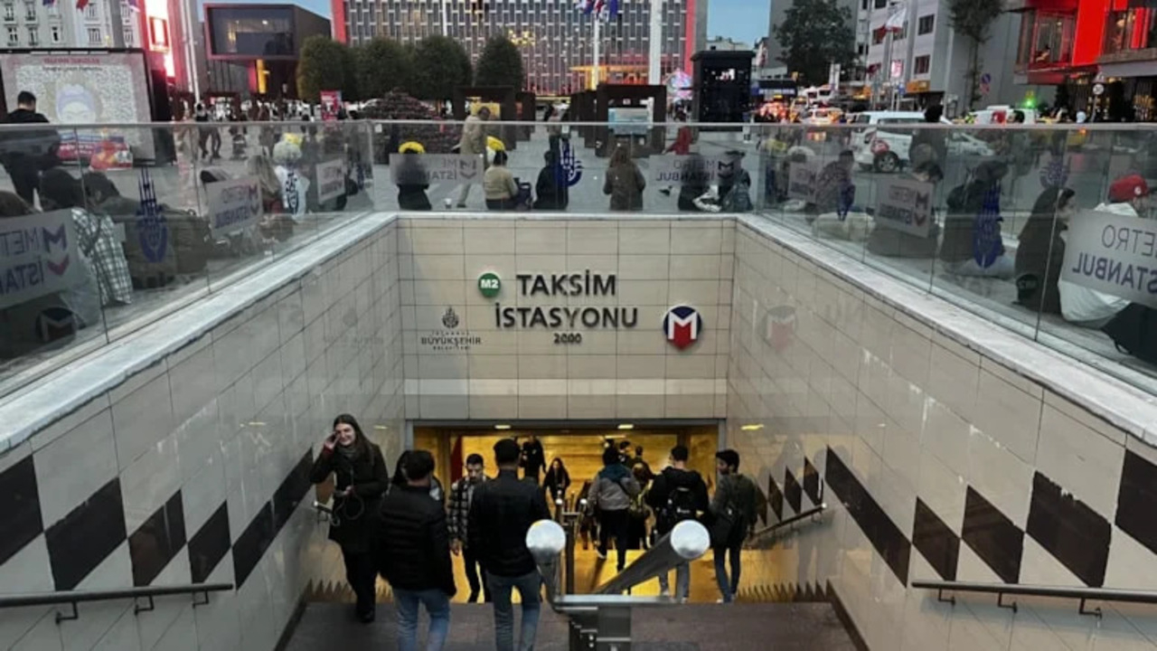Yenikapı-Hacıosman metrosunun Taksim durağı ile Taksim-Kabataş Füniküler hattı kapatıldı