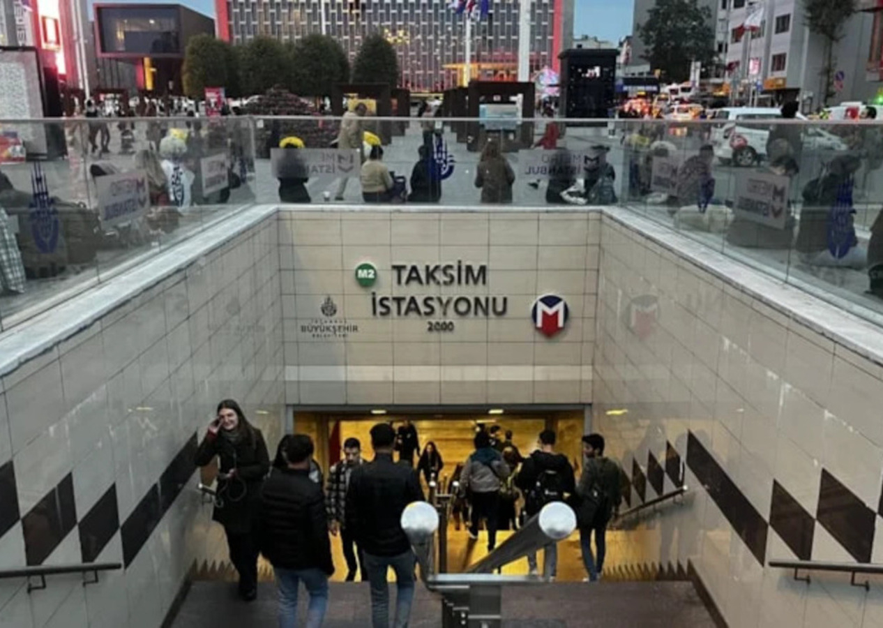 Yenikapı-Hacıosman metrosunun Taksim durağı ile Taksim-Kabataş Füniküler hattı kapatıldı