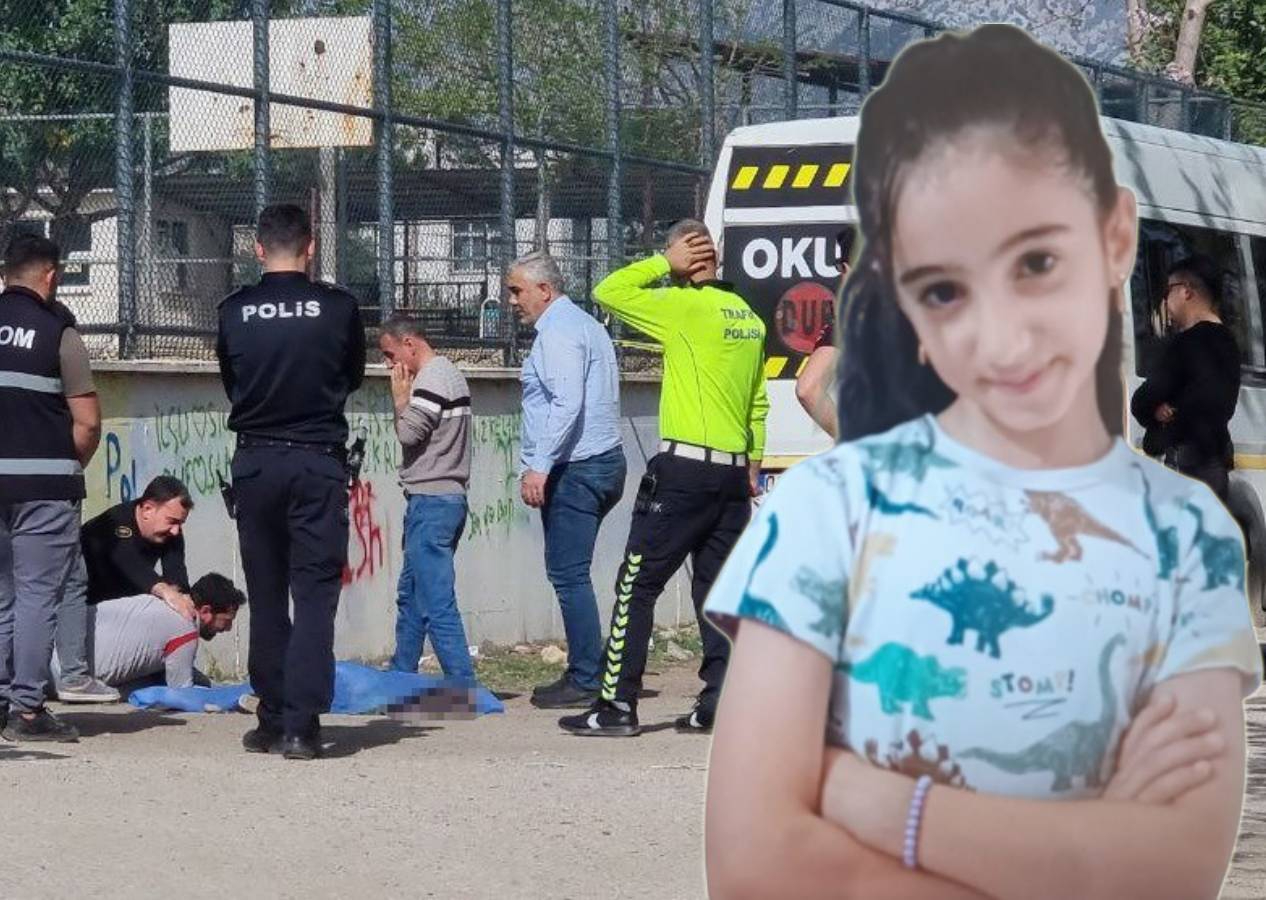 Adana'da kahreden şaka! Arkadaşı itekledi, 11 yaşındaki Gazel servisin altında can verdi