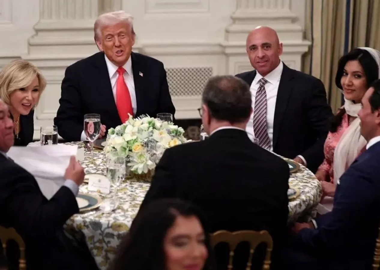 Donald Trump Beyaz Saray'da iftar verdi! "Başkan olduğum sürece yanınızda olacağım"