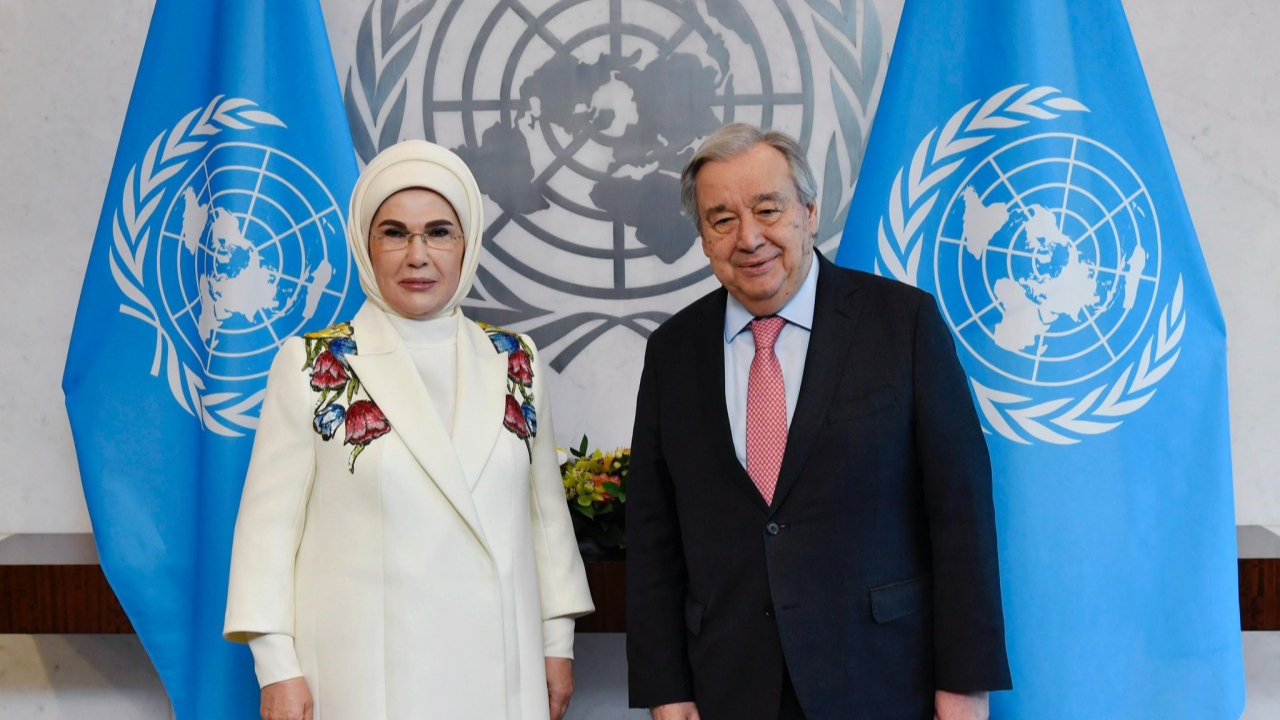 Emine Erdoğan’dan BM’de Guterres’e sıfır atık daveti: Geleceği birlikte kurtaralım!