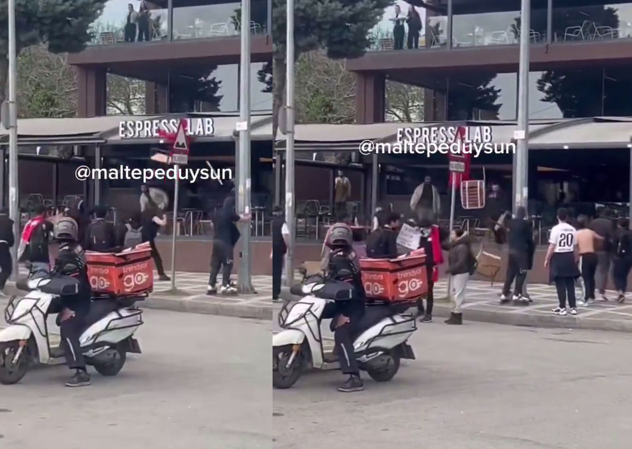 Özgür Özel’in vandalları…Maltepe mitinginden çıkanlar Espressolab’a saldırdı