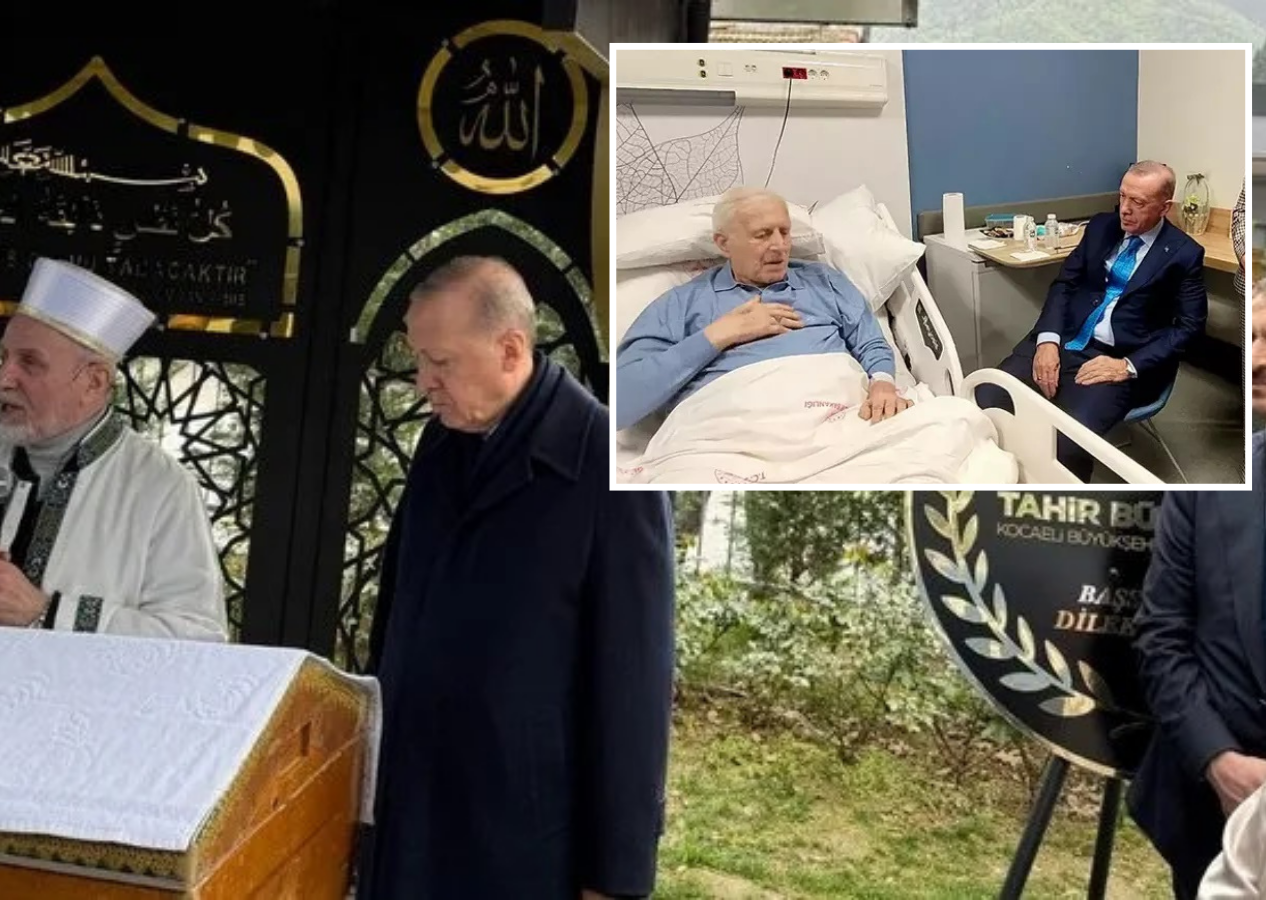 Cumhurbaşkanı Erdoğan, 47 yıllık yol arkadaşı Burhan Abiş'i son yolculuğunda yalnız bırakmadı