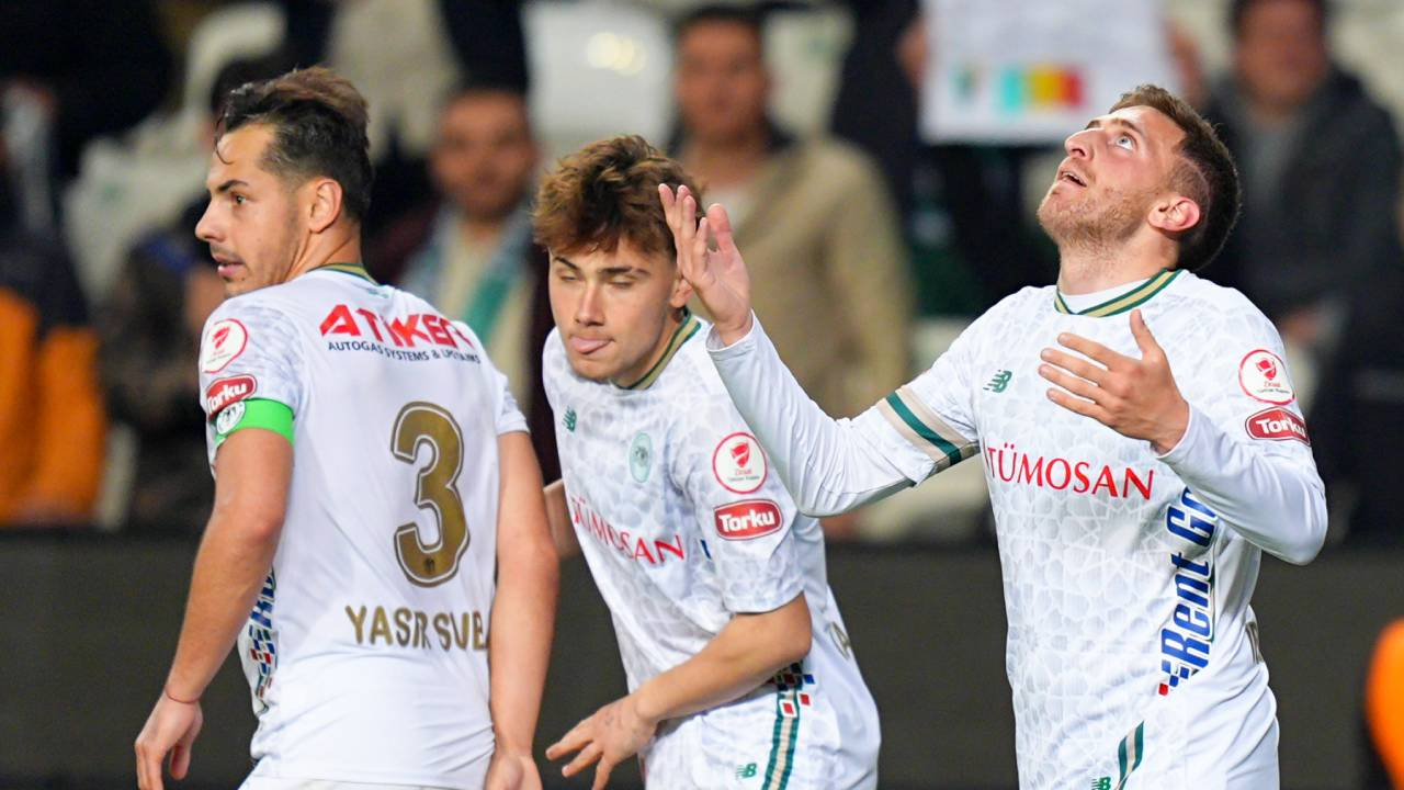 Ziraat Türkiye Kupası'nda ilk yarı finalist İskenderunspor'u eleyen Konyaspor oldu (3-0 Maç Sonucu)