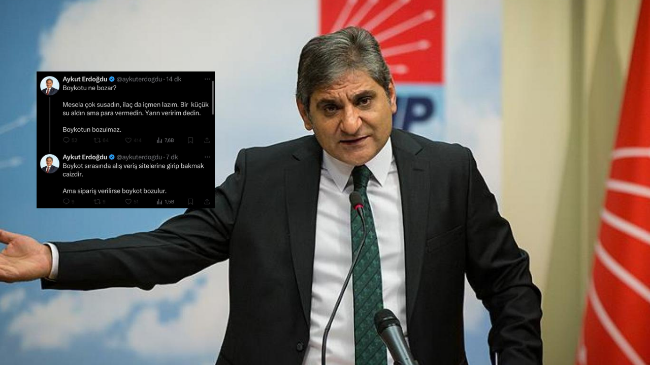 Para vermesem boykot bozulur mu? CHP'li Erdoğdu boykota davet ederken İslâm fıkıhıyla dalga geçti