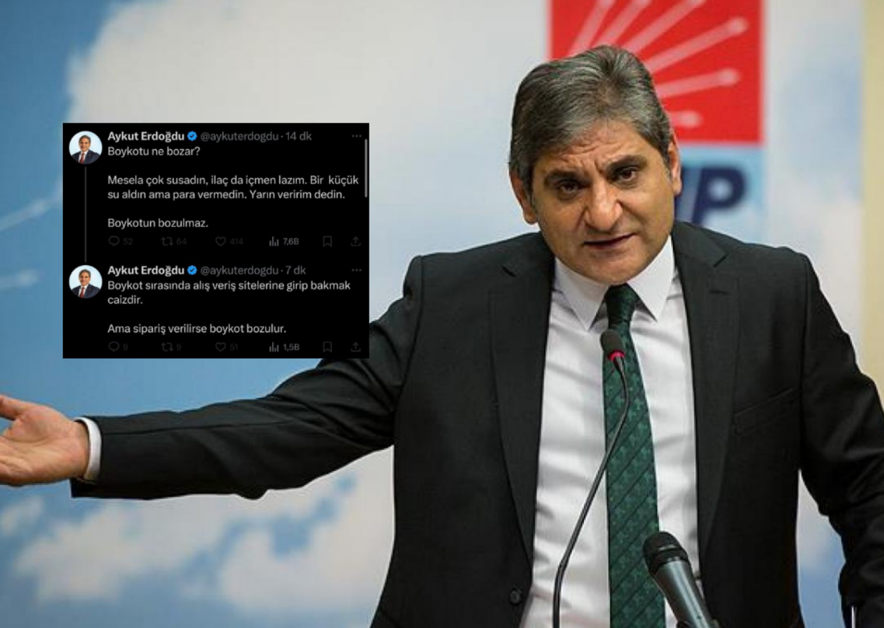 Para vermesem boykot bozulur mu? CHP'li Erdoğdu boykota davet ederken İslâm fıkıhıyla dalga geçti