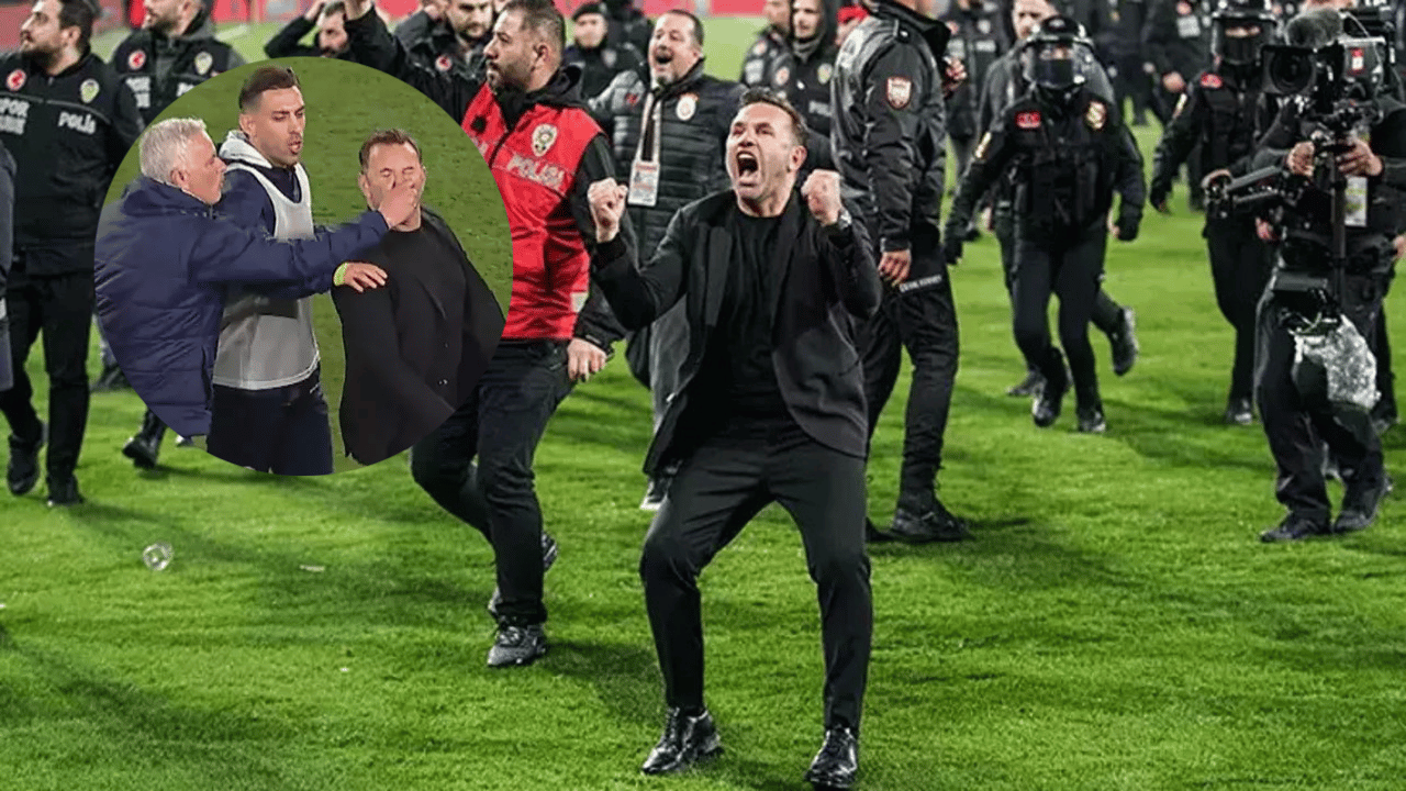 Okan Buruk maç sonu Jose Mourinho ile arasında yaşananları anlattı: Burnumda bir çizik oluştu