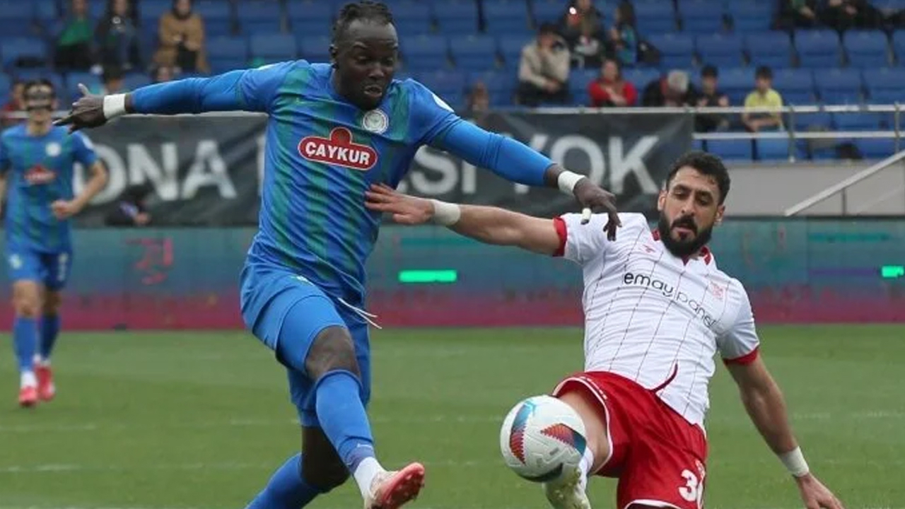Süper Lig'de nefes kesen Anadolu derbisinde kazanan çıkmadı! Rizespor ile Sivasspor yenişemedi