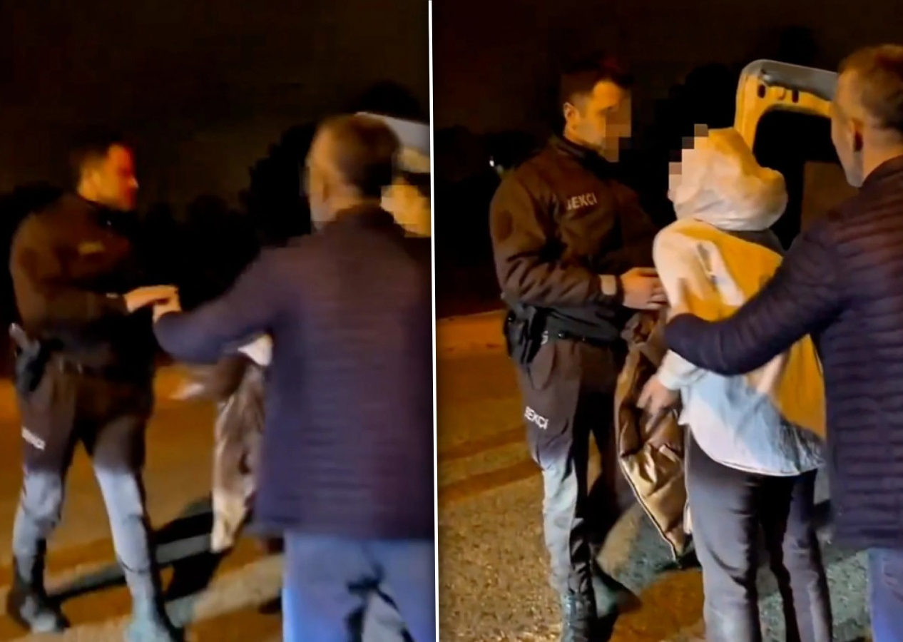 Düzce’de alkollü kadından bekçilere pes dedirten tehdit! "Beni taciz etti derim"