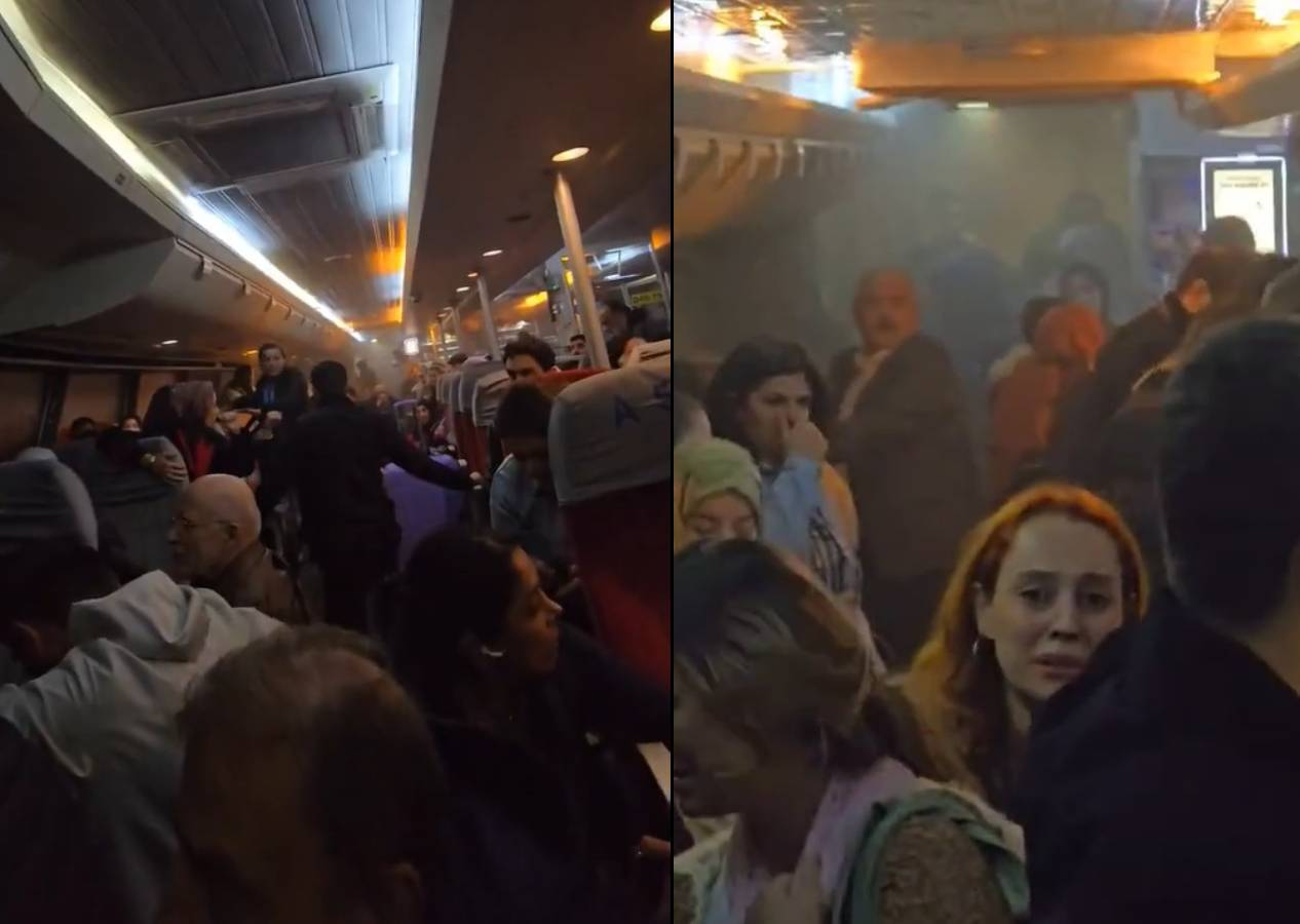 İstanbul-Bursa BUDA seferinde yangın! Yaşanan panik anlarının yeni görüntüleri ortaya çıktı