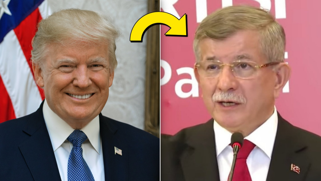 Ahmet Davutoğlu'nun yeni imajı dikkat çekti! Trump'ın Türk versiyonu...