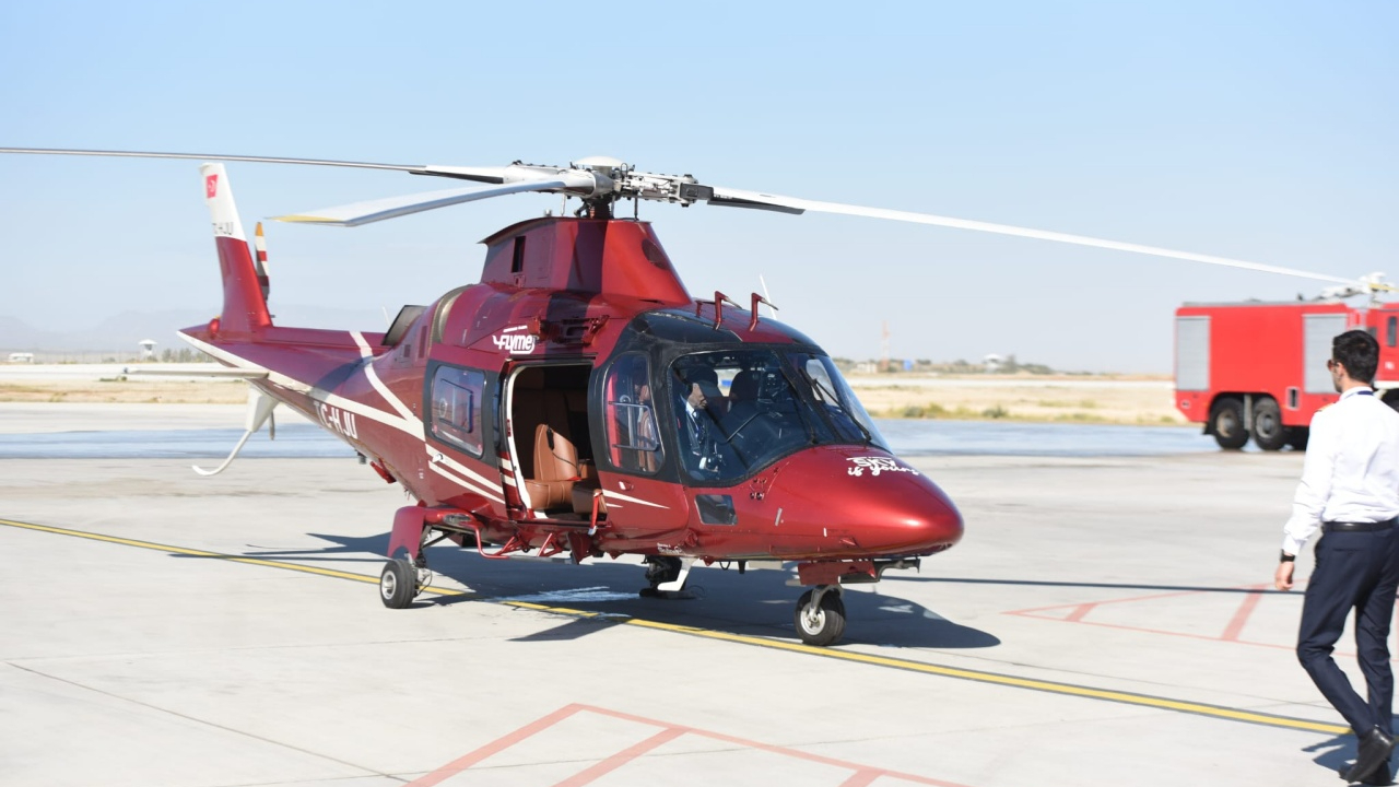 Türkiye ile KKTC arasında "taksi helikopter" dönemi başladı