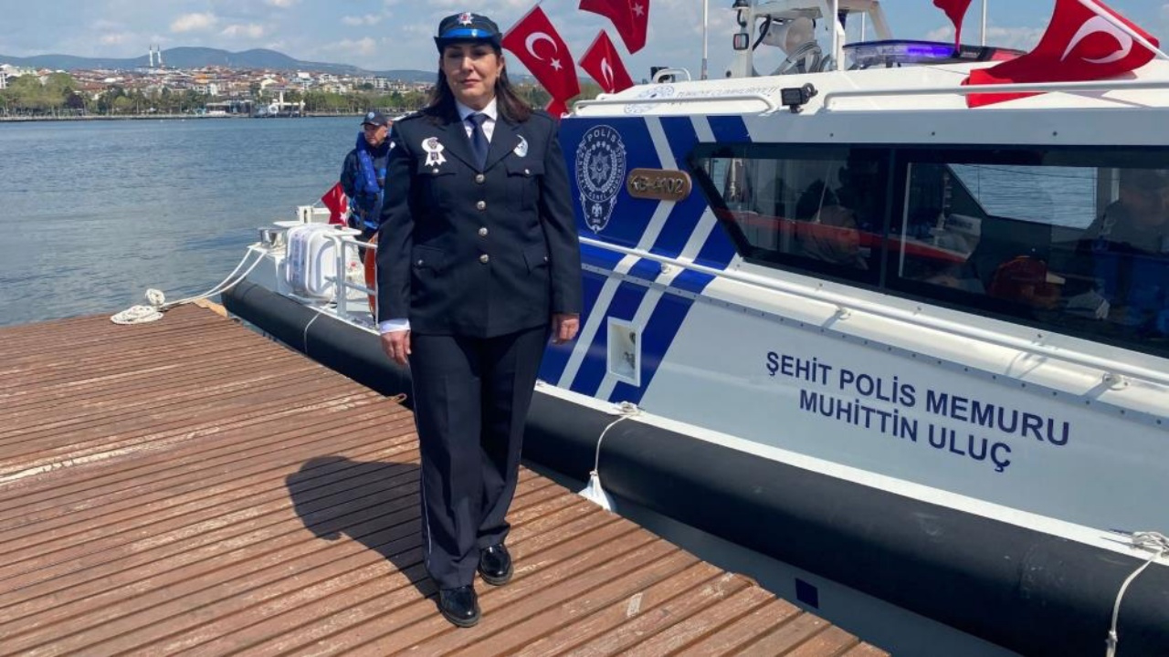 Kocaeli’de şehit polisin adı denizde yaşıyor:  Babasının botunda görev yapacak