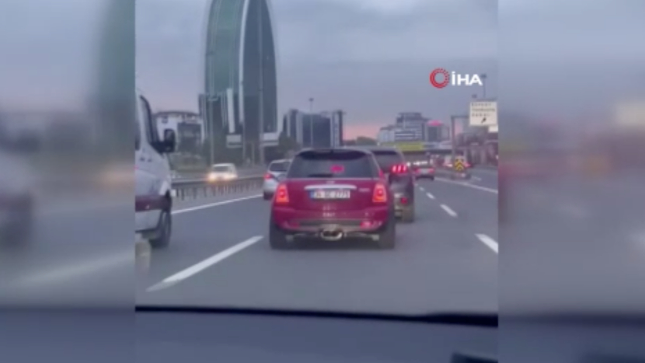 Bahçelievler’de makas dehşeti: Sürücü trafiği tehlikeye attı