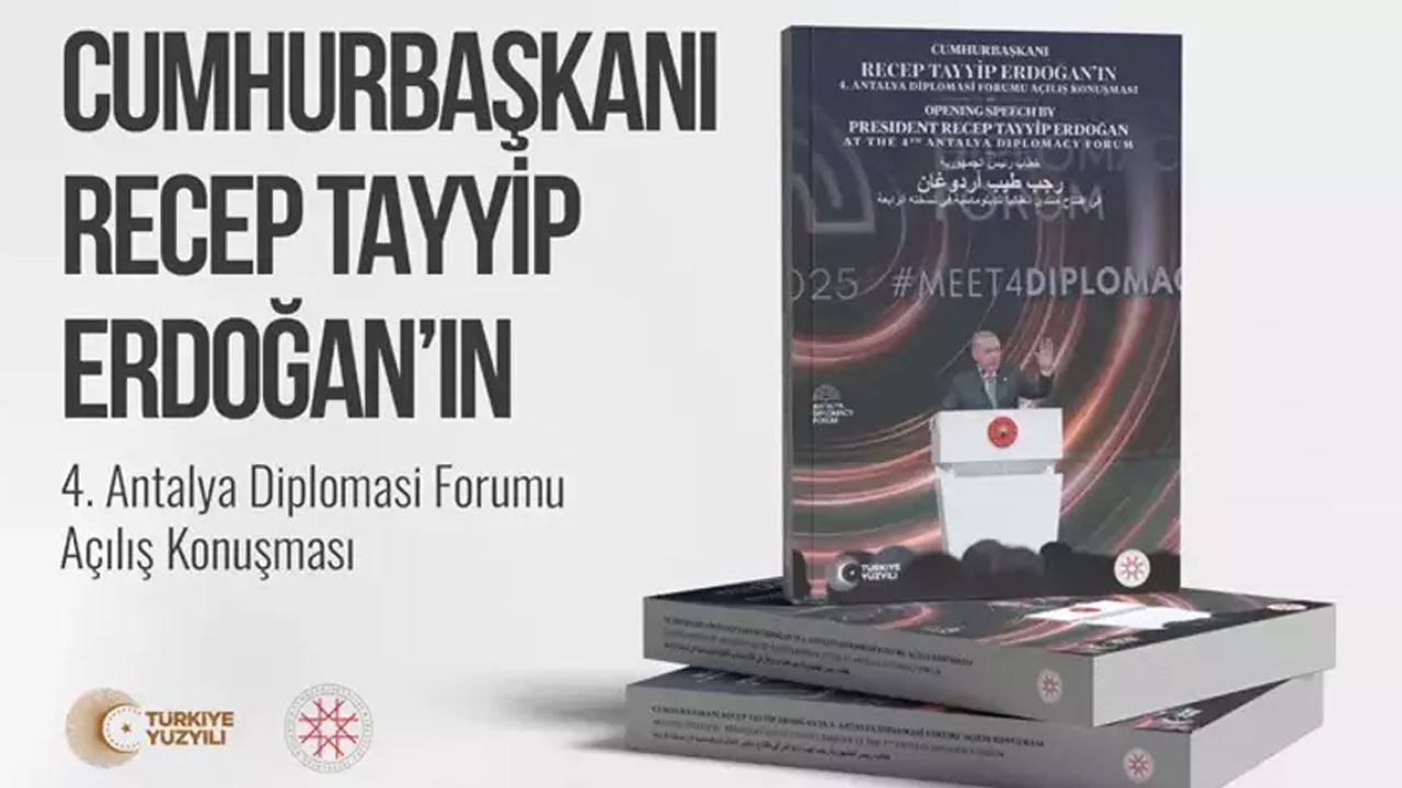 Cumhurbaşkanı Erdoğan'ın ADF'deki konuşması kitaplaştırıldı