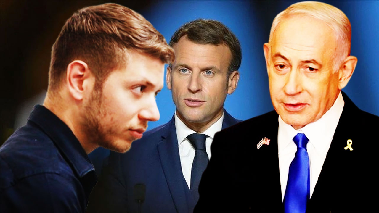 Bu nasıl aymazlık! Netanyahu'nun oğlu Macron'a hakaret etti! Netanyahu'dan ilginç savunma!