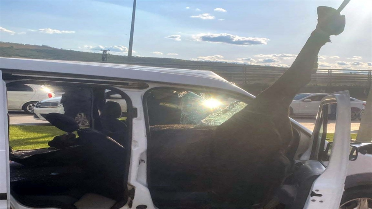 Gaziantep’te feci kaza: Başıboş at sivil polis aracına çarptı, 2 polis yaralandı