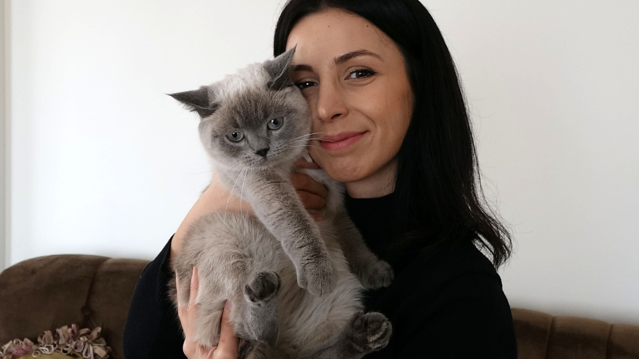 Akçaabatlı anne kız, kayıp kedileri ‘Badem’i 10 gün sonra bulanı altınla ödüllendirdi