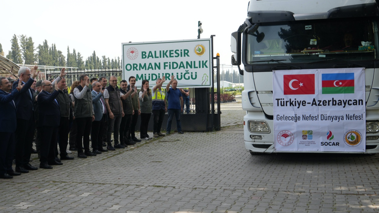 Balıkesir’den Azerbaycan’a yeşil destek! Karabağ’a 100 bin fidan gönderiliyor