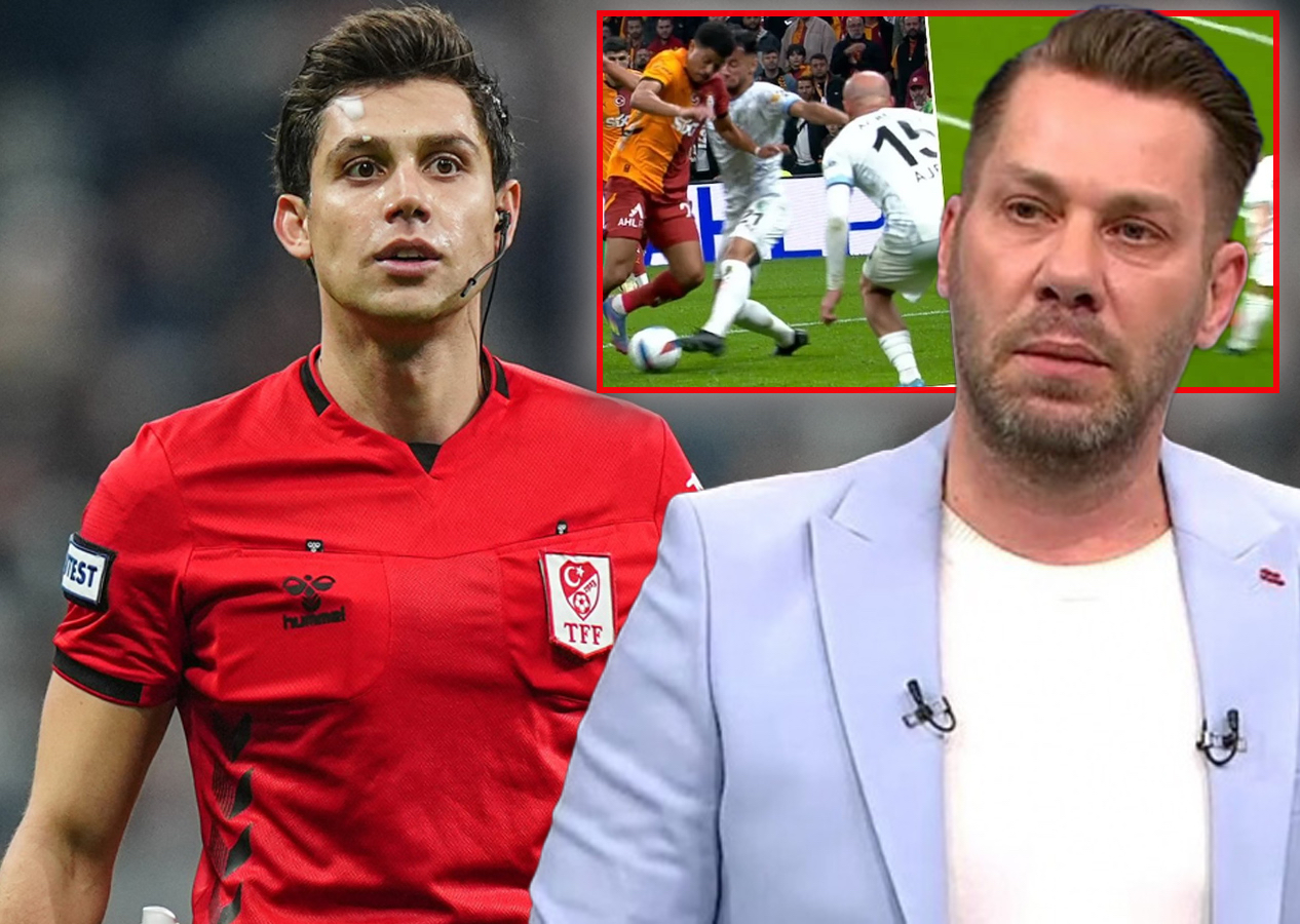 Fırat Aydınus Mehmet Türkmen'i canlı yayında yerden yere vurdu: "Hakemliği bilmiyor! Galatasaray'ın pozisyonunu yok etti, top Osimhen'deydi"