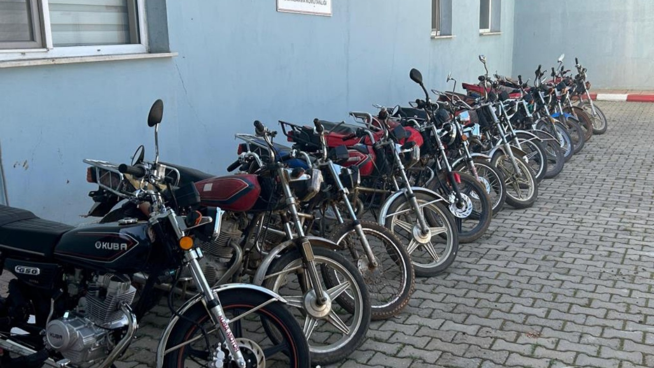 Siverek’te jandarmadan motosiklet hırsızlarına darbe: 14 gözaltı