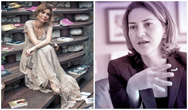 Elif Şafak ve Hande Bermek'e "One munite" dedi...