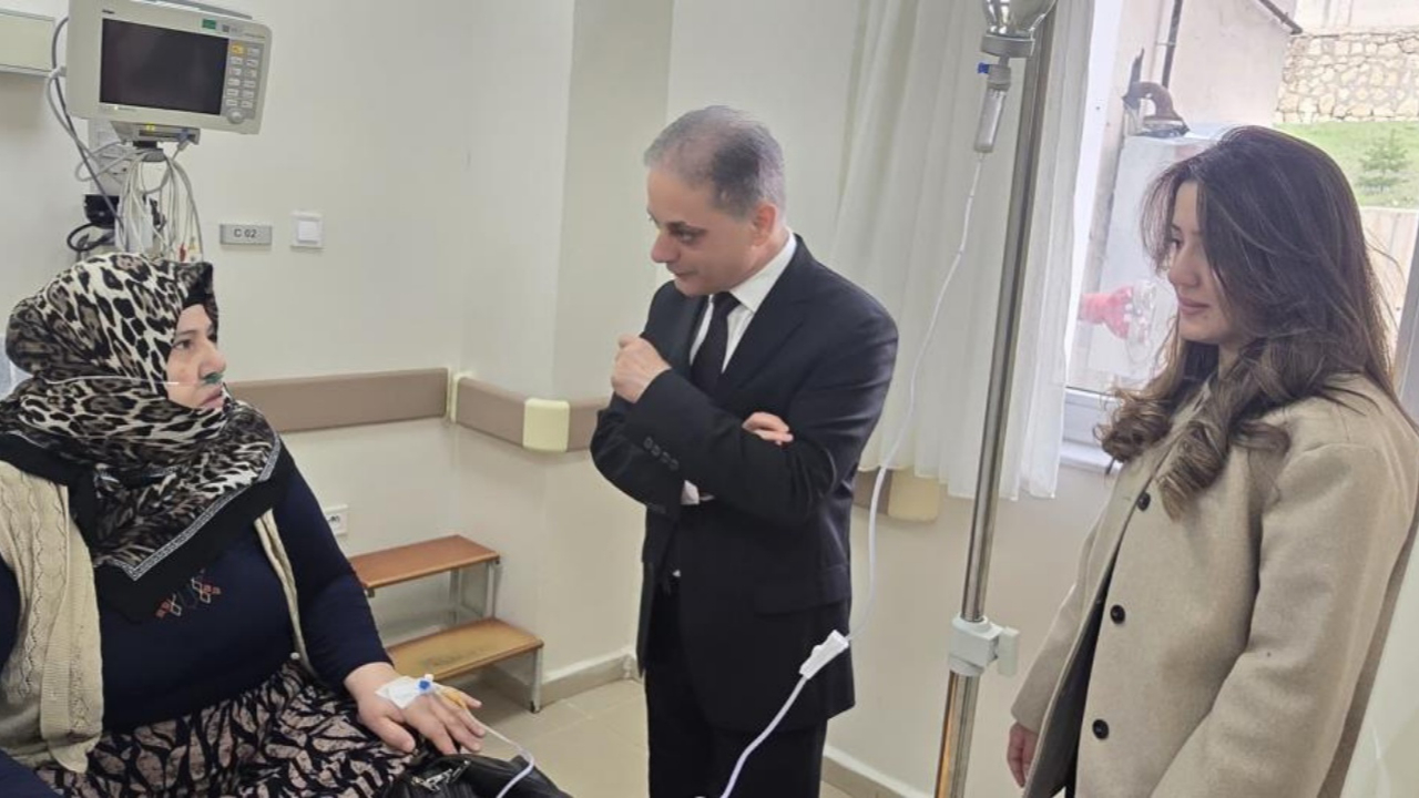 Erzincan İl Sağlık Müdürü Tercan’da hastane denetiminde