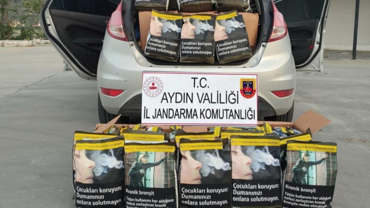 Söke’de jandarmadan kaçak tütün operasyonu